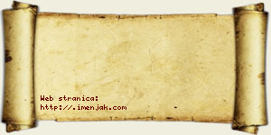 Jeremija Vrbničanin vizit kartica